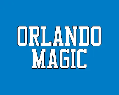 NBA MAGIC FONT font