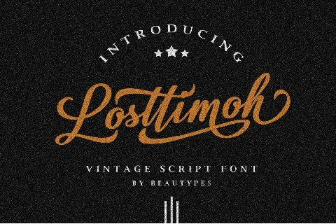 Losttimoh font