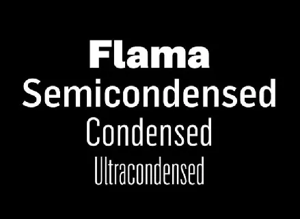 Flama Family font