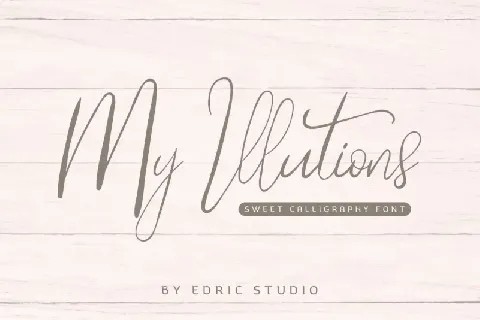 My Illutions Calligraphy font