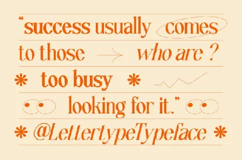 Lettertype font