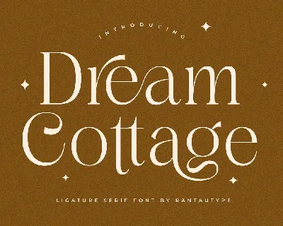 Dream Cottage font