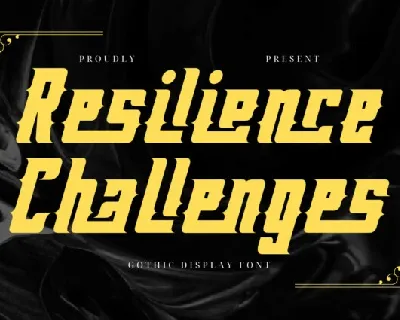 Resilience Challenges font