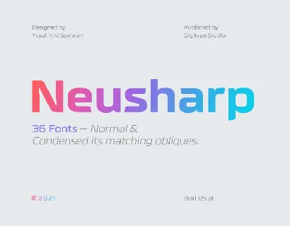 Neusharp font