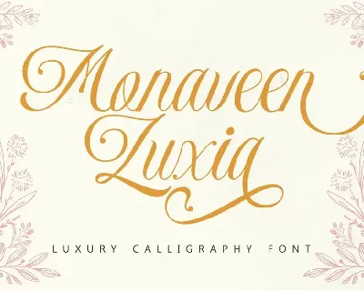 Monaveen Luxia font