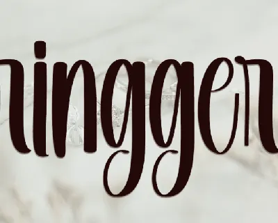 Ringger font