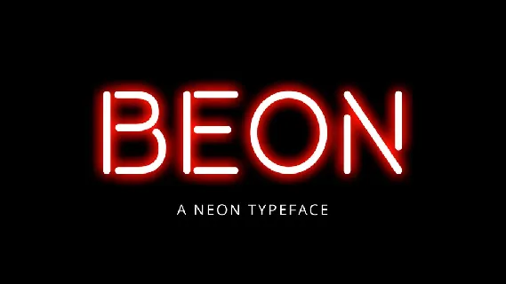 BEON Display font