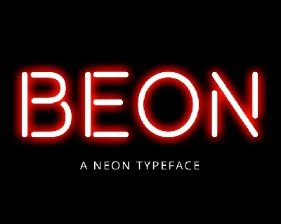 BEON Display font