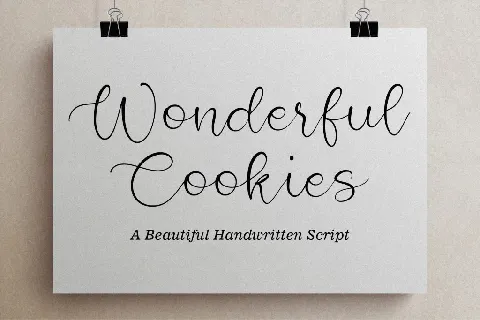 Wonderful Cookies font