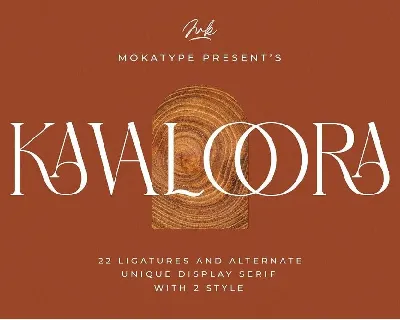 Kavaloora font