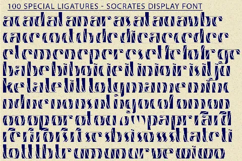 Socrates Display Demo font