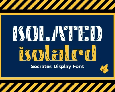 Socrates Display Demo font