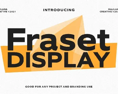 Fraset Display font