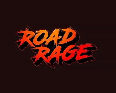 Road Rage font