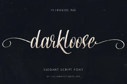 Darkloose Demo font