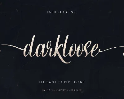 Darkloose Demo font