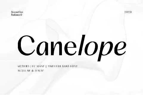 Canelope font