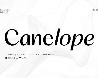 Canelope font