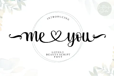 Me Love You - Personal Use font