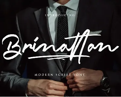 Brinattan font