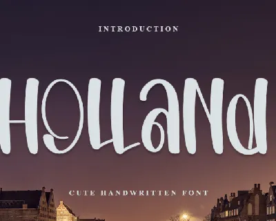 Holland font