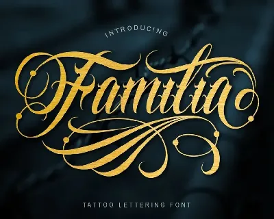 Familia Tattoo font