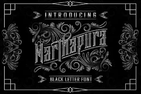 Marthapura Blackletter font