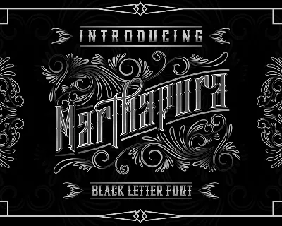 Marthapura Blackletter font