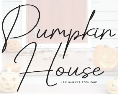 Pumpkin House Script font