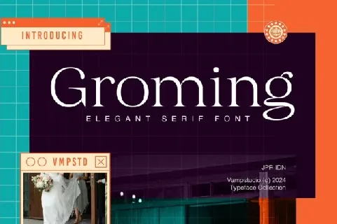 Groming font