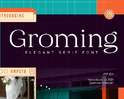 Groming font