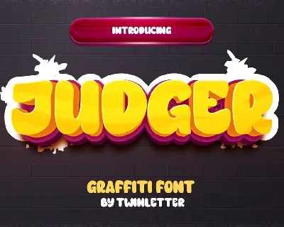 JUDGER font