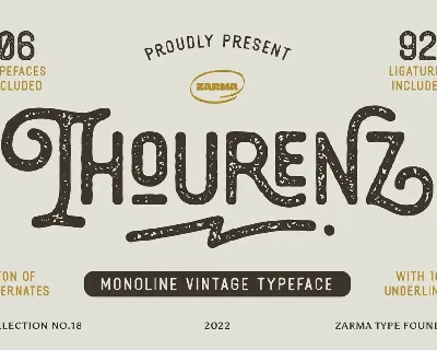 Thourenz font