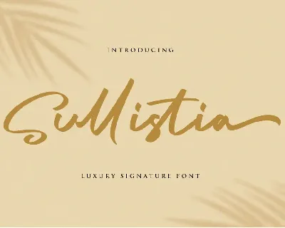 Sullistia font