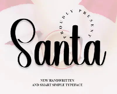 Santa font