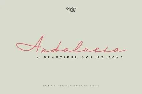 Andalusia Typeface font