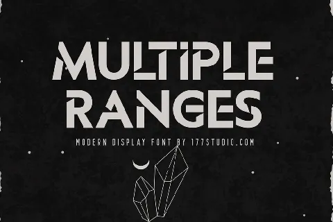 Multiple Ranges font