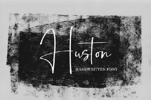 Huston Handwritten font