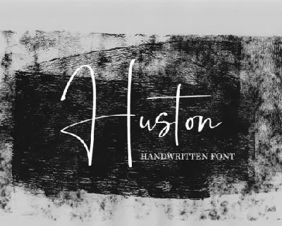 Huston Handwritten font