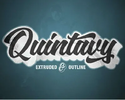 Quintavy font