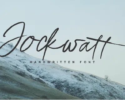 Jockwatt font