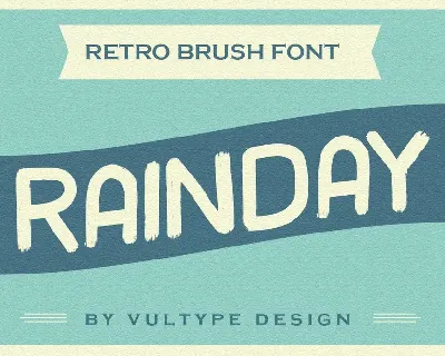 rainday font