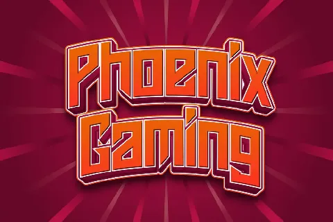 Phoenix Gaming font