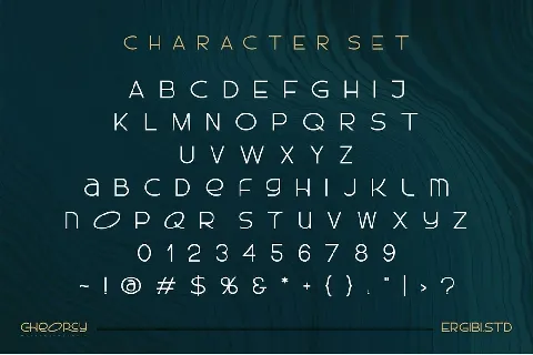 Cheorcy font