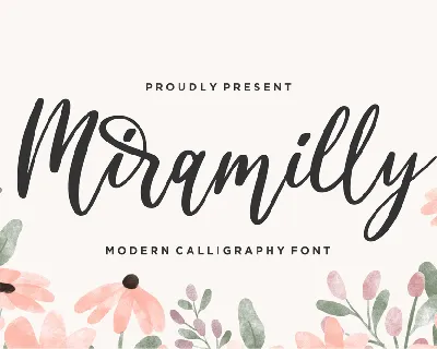 Miramilly font