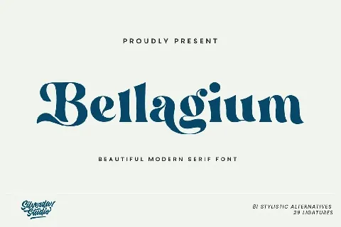 Bellagium font