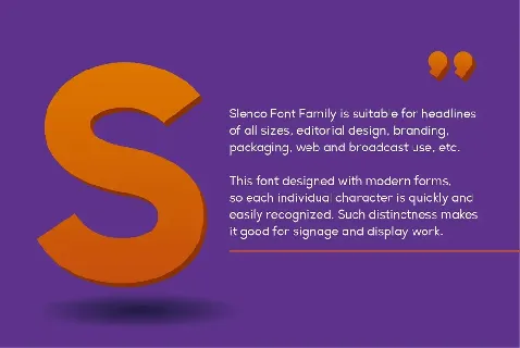 Slenco Sans Serif Family font