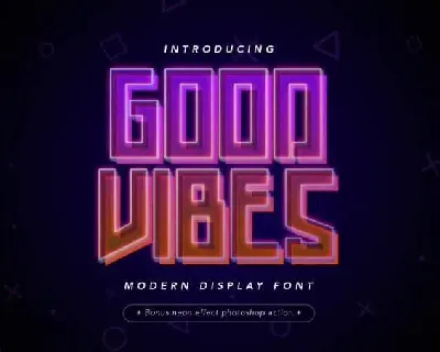 Good Vibes Display font