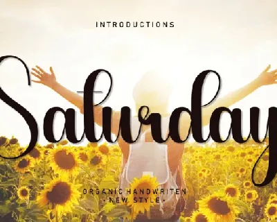 Saturday Handwritten font