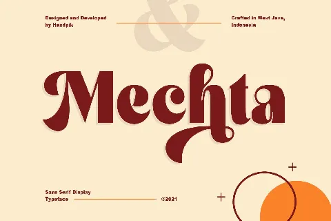 Mechta font